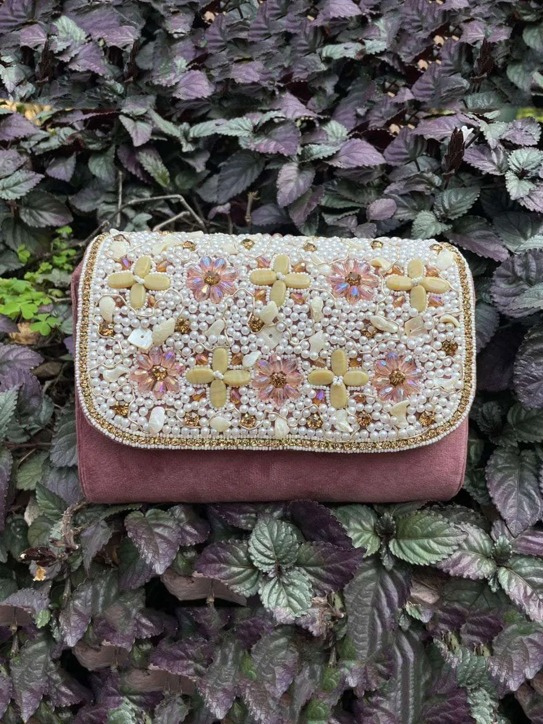 Embroidered Ethnic Clutch Bag