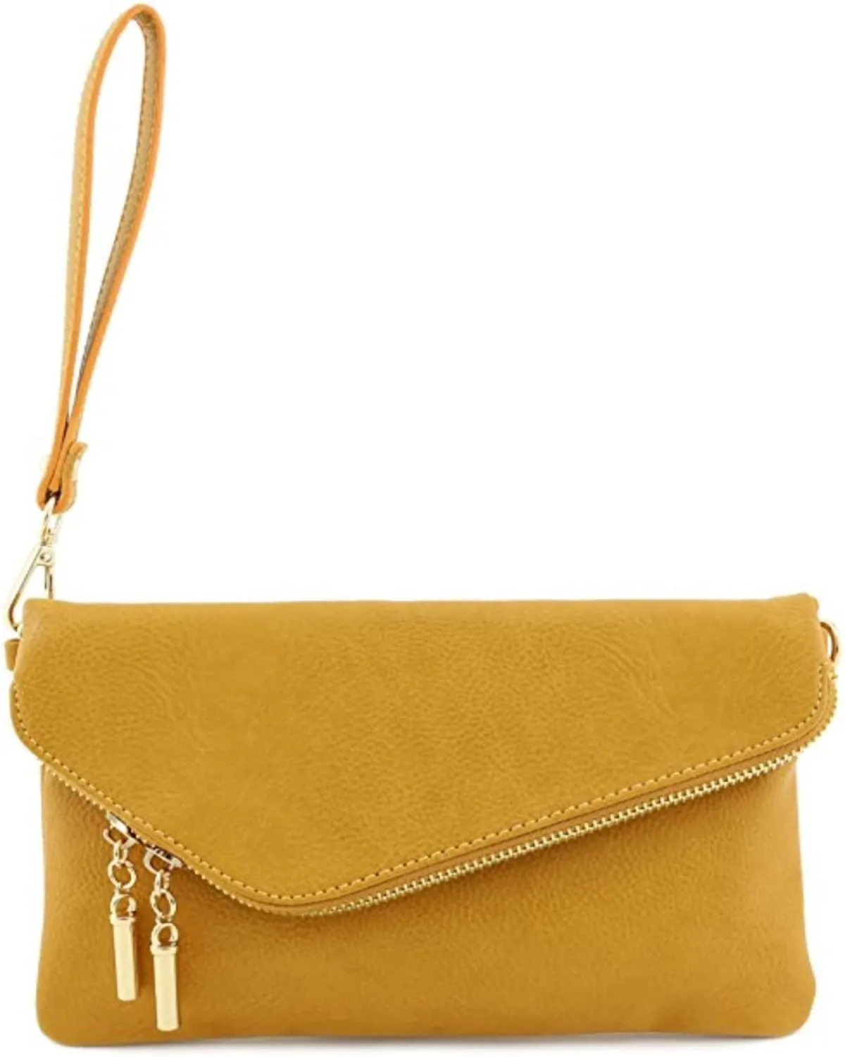 Envelope Wristlet Clutch Chain Strap Crossbody Bag