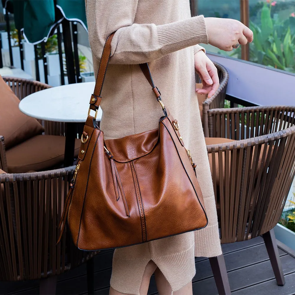 Fashionable PU Leather Crossbody Handbag