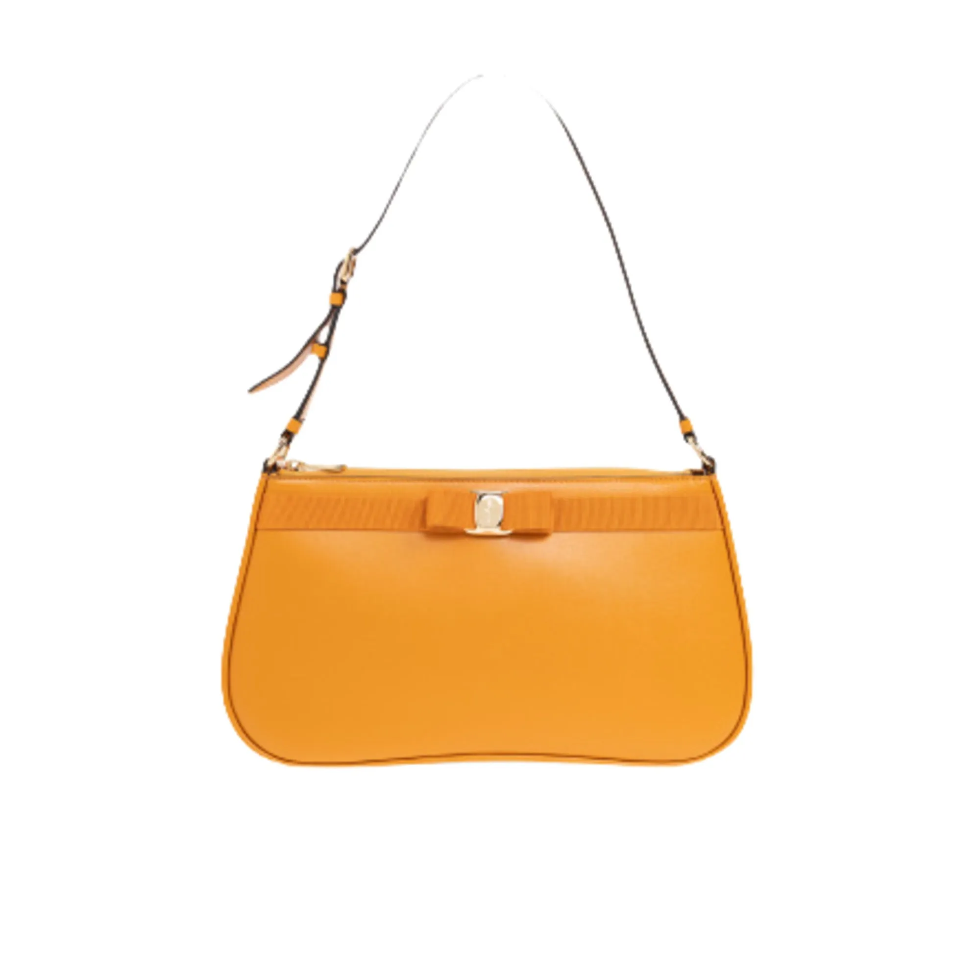 Ferragamo Vara Shoulder Bag Orange