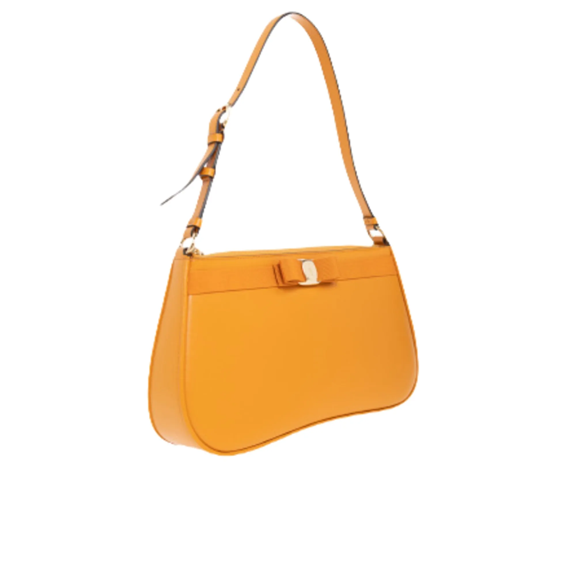 Ferragamo Vara Shoulder Bag Orange