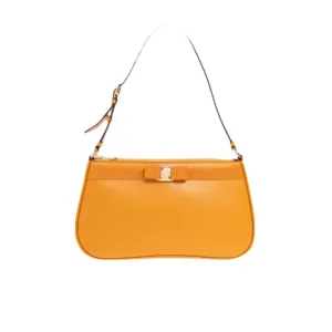 Ferragamo Vara Shoulder Bag Orange