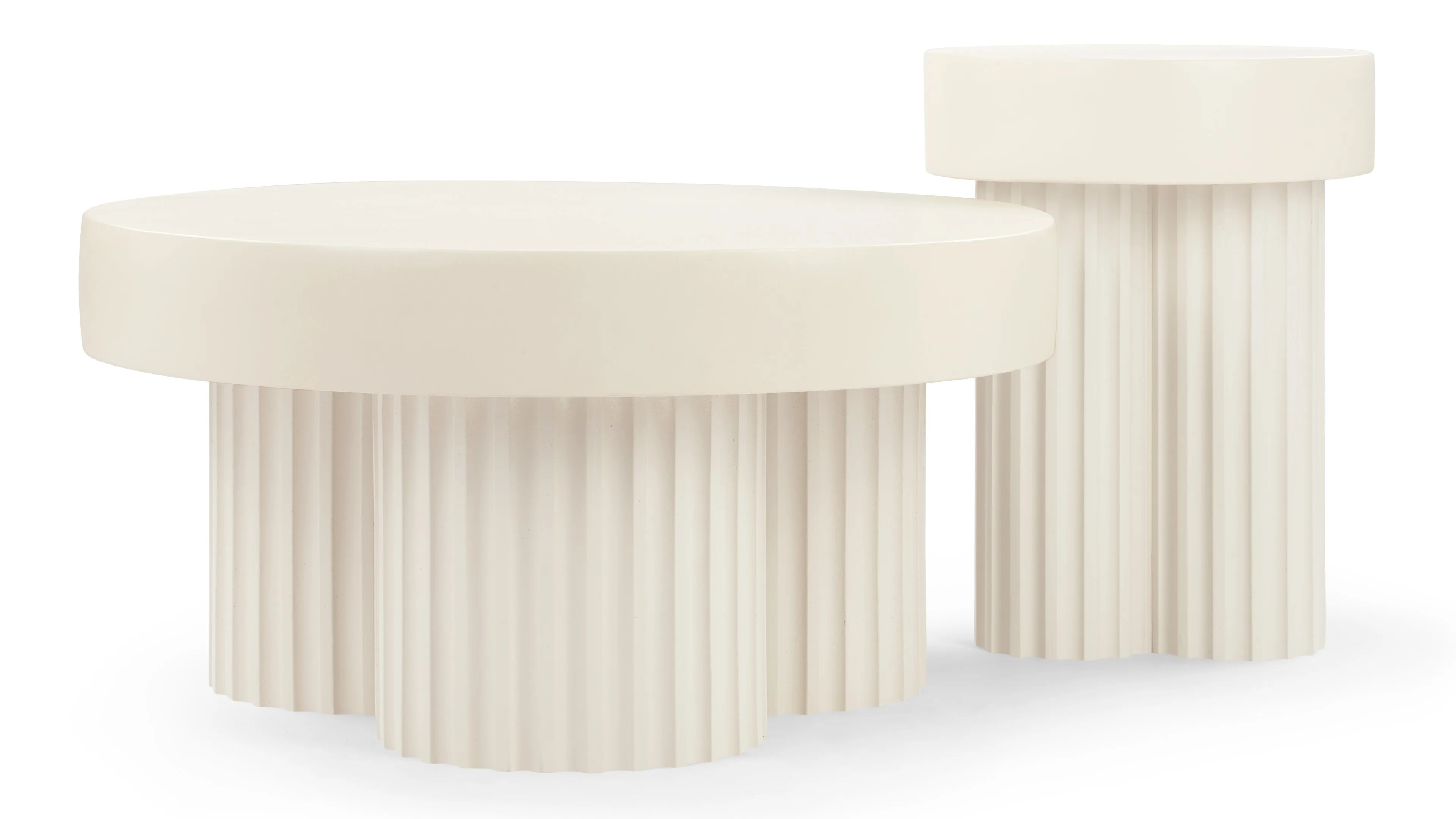 Gear - Gear Side Table, Alabaster Concrete