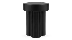 Gear - Gear Side Table, Black Concrete