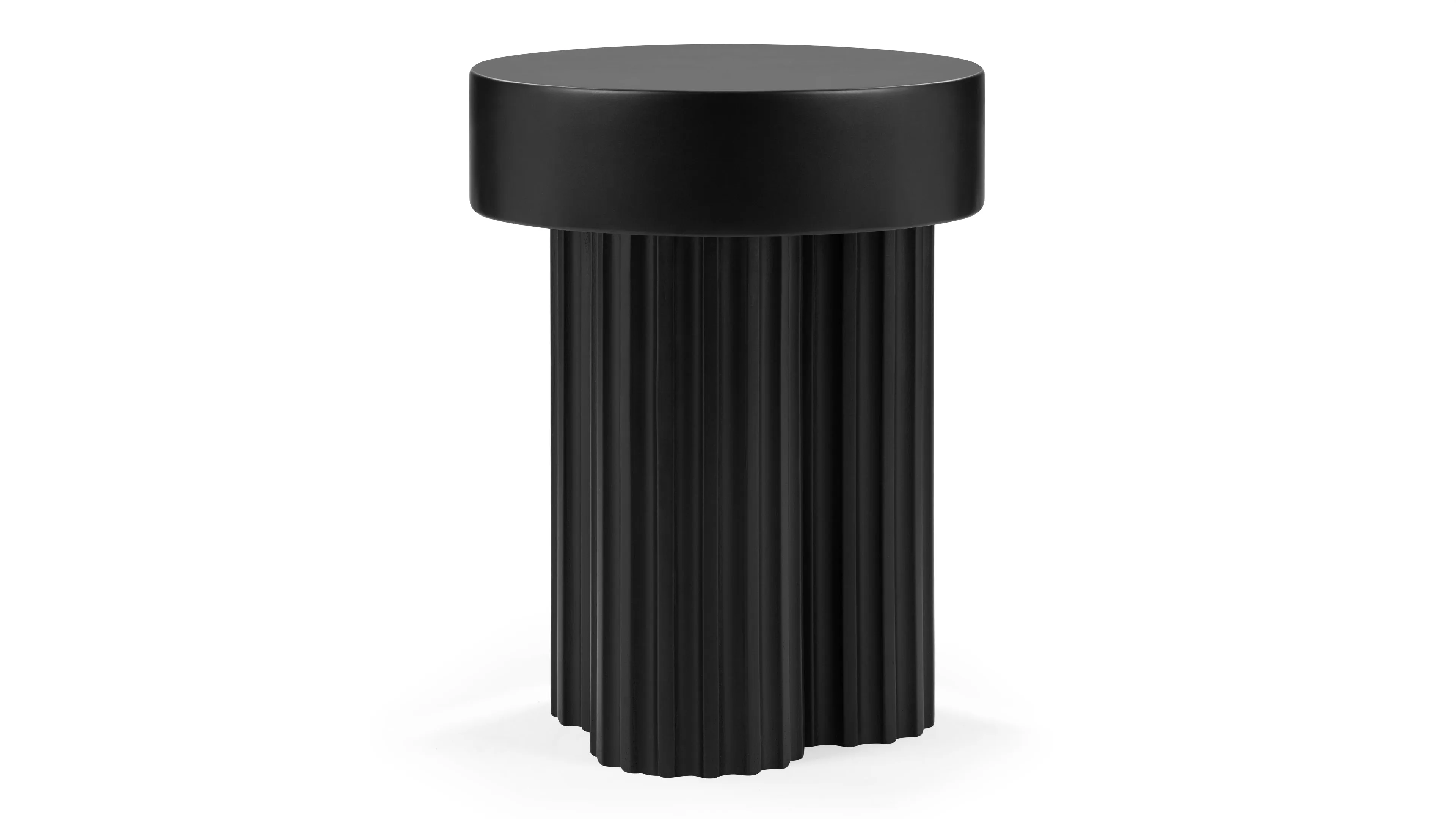 Gear - Gear Side Table, Black Concrete