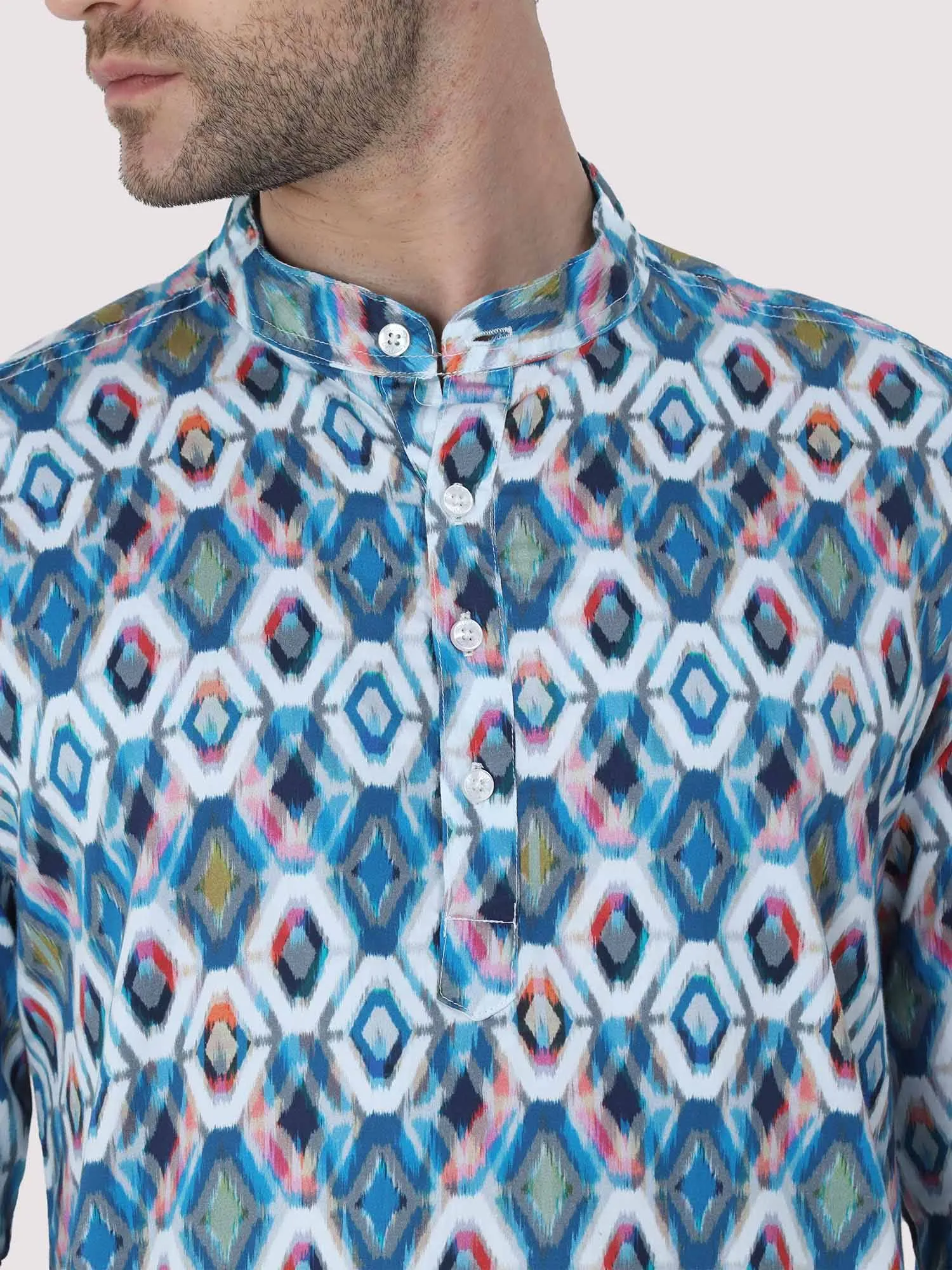 Geometric Printed Kurta