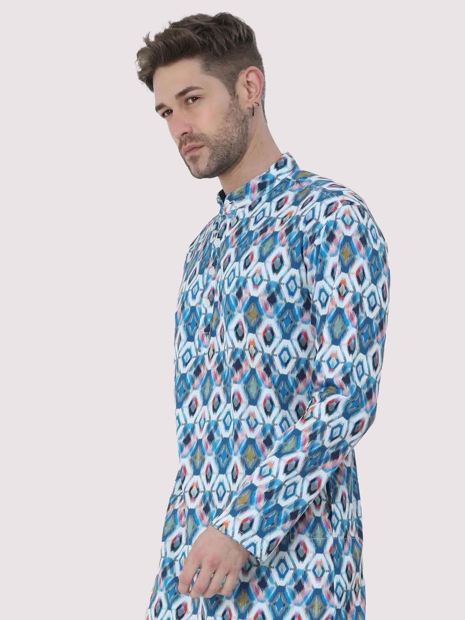 Geometric Printed Kurta