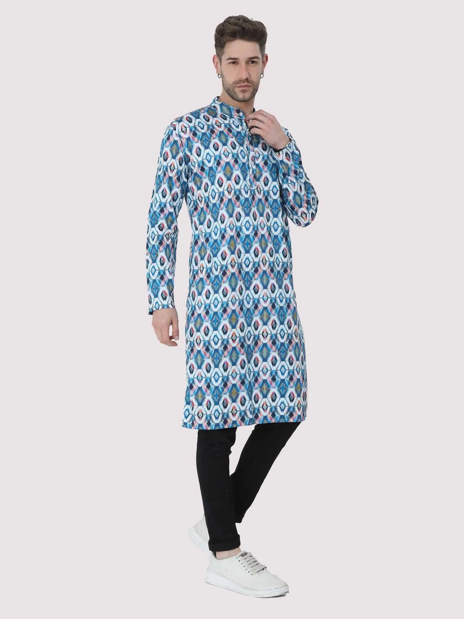 Geometric Printed Kurta