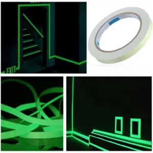 Glow In The Dark Luminous Tape Green Fluorescent Home Stage Decorations