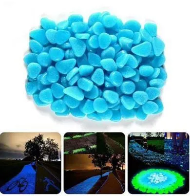 Glow in the Dark Pebbles (50 pcs Set)