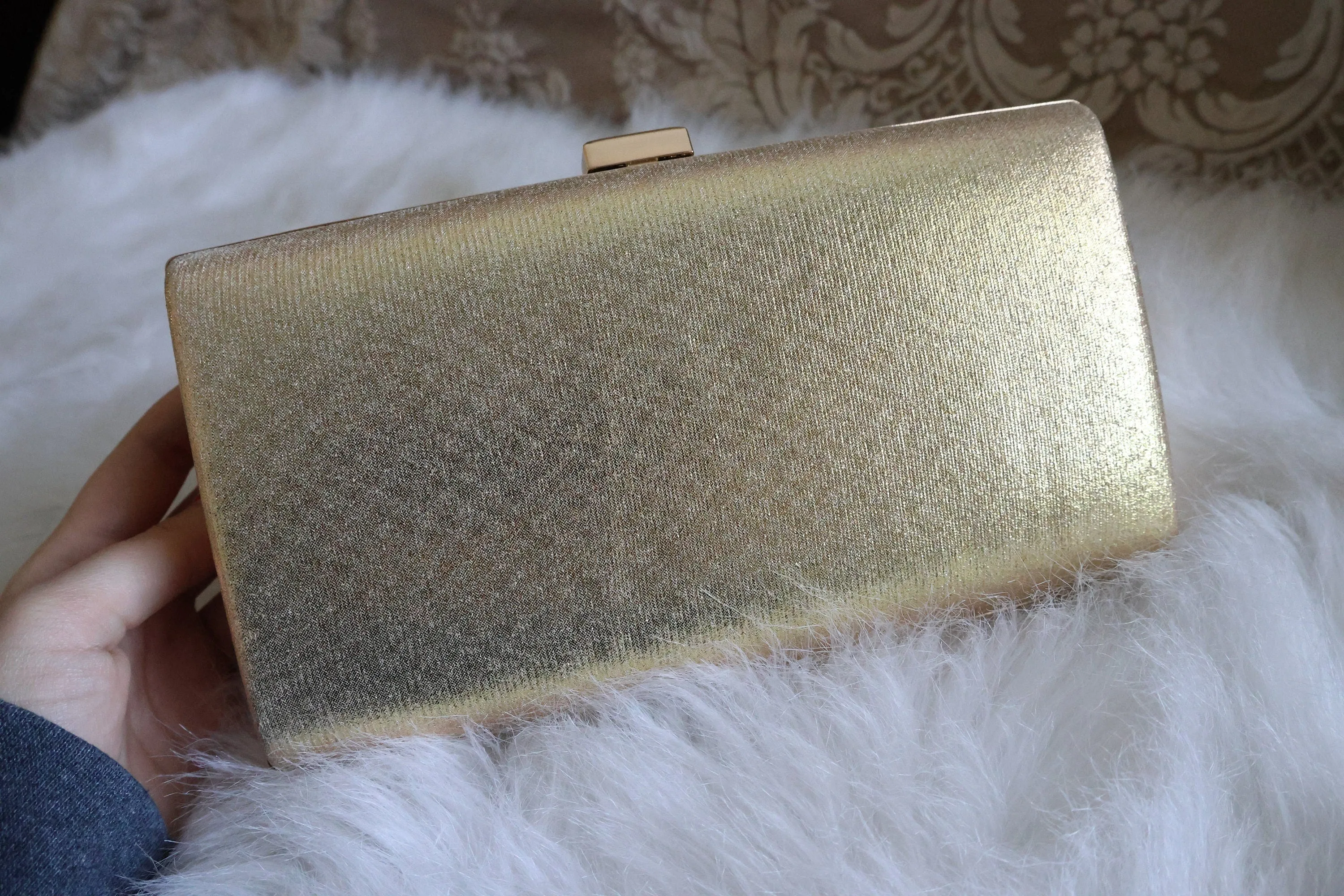 Gold Clutch Purse | Evening Bag & Silver Clutch | Black Clutch