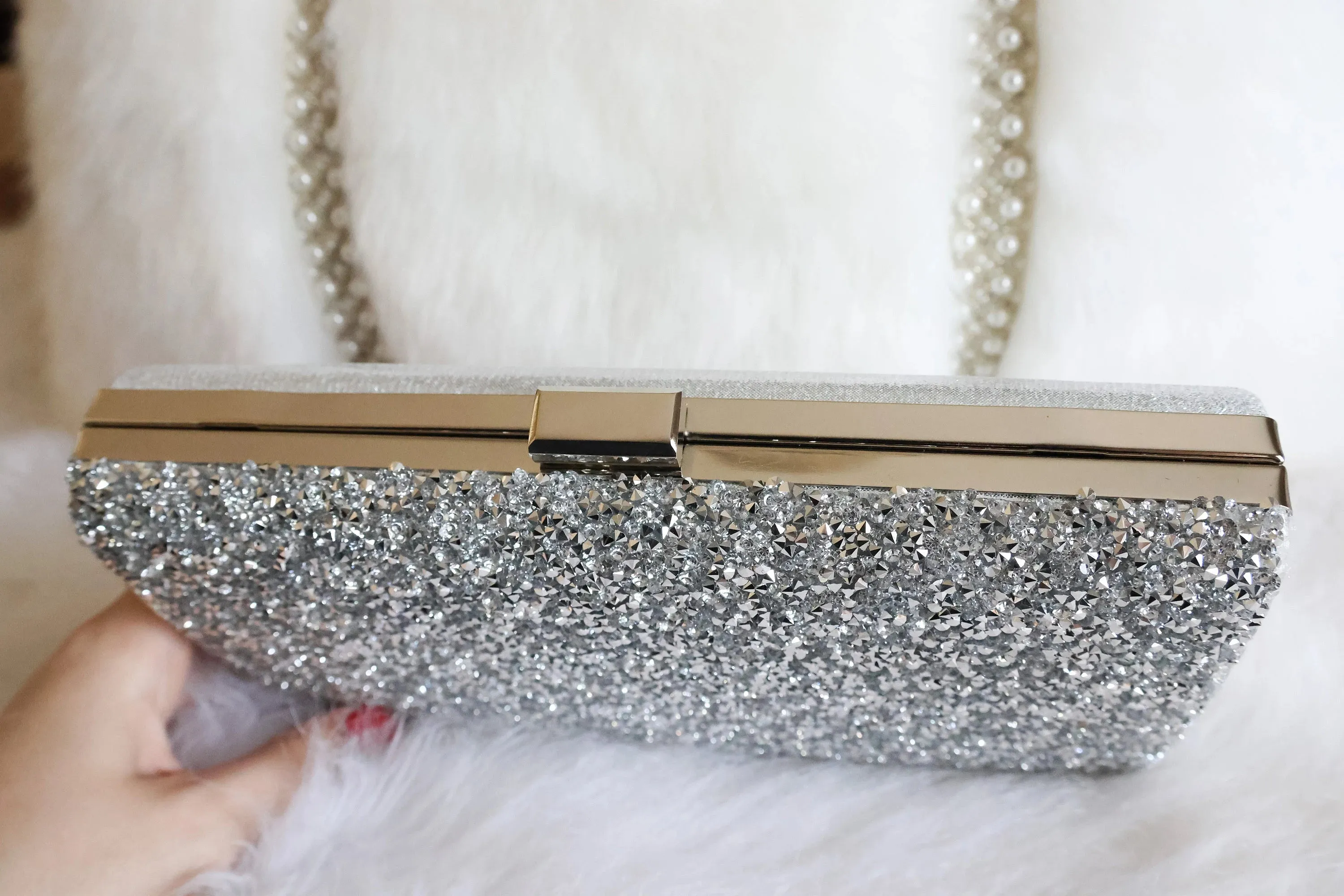 Gold Clutch Purse | Evening Bag & Silver Clutch | Black Clutch