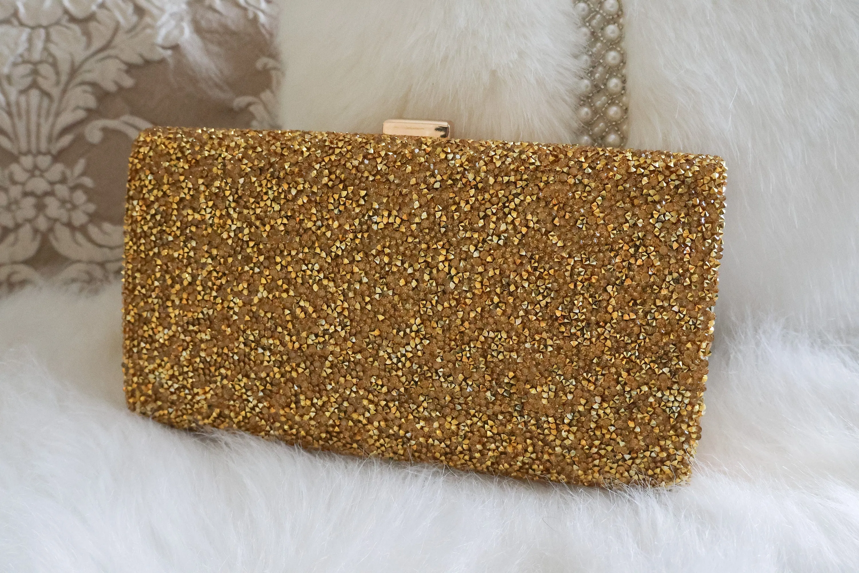 Gold Clutch Purse | Evening Bag & Silver Clutch | Black Clutch