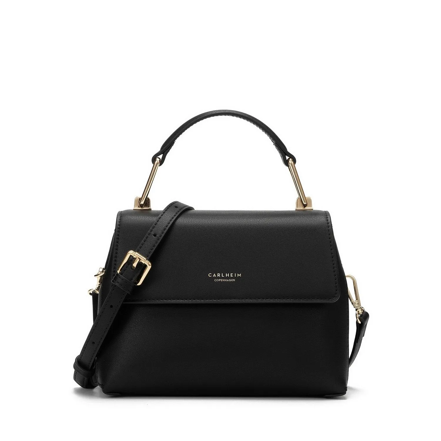 Grace Genuine Leather Handbag (Black)