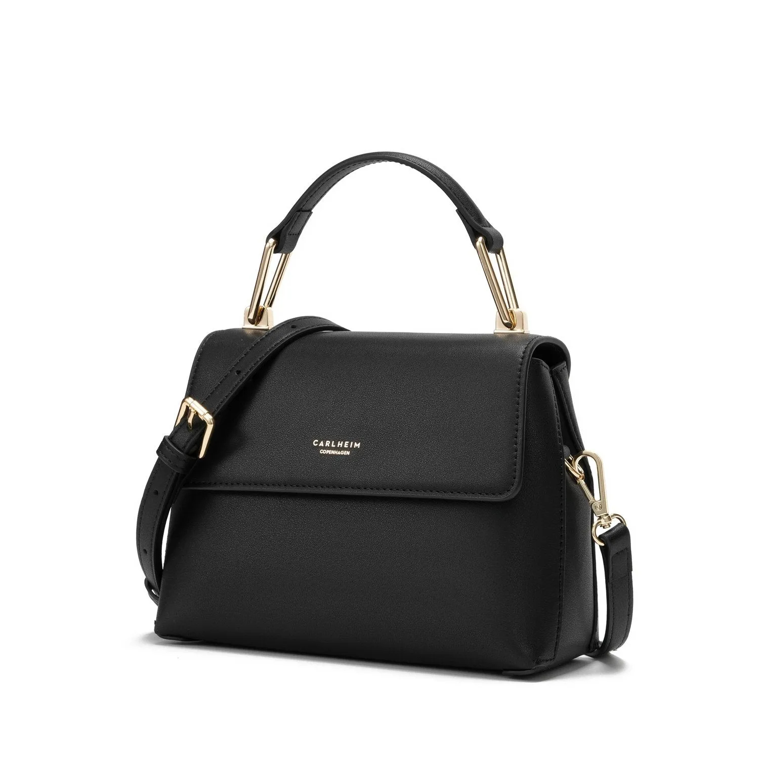 Grace Genuine Leather Handbag (Black)