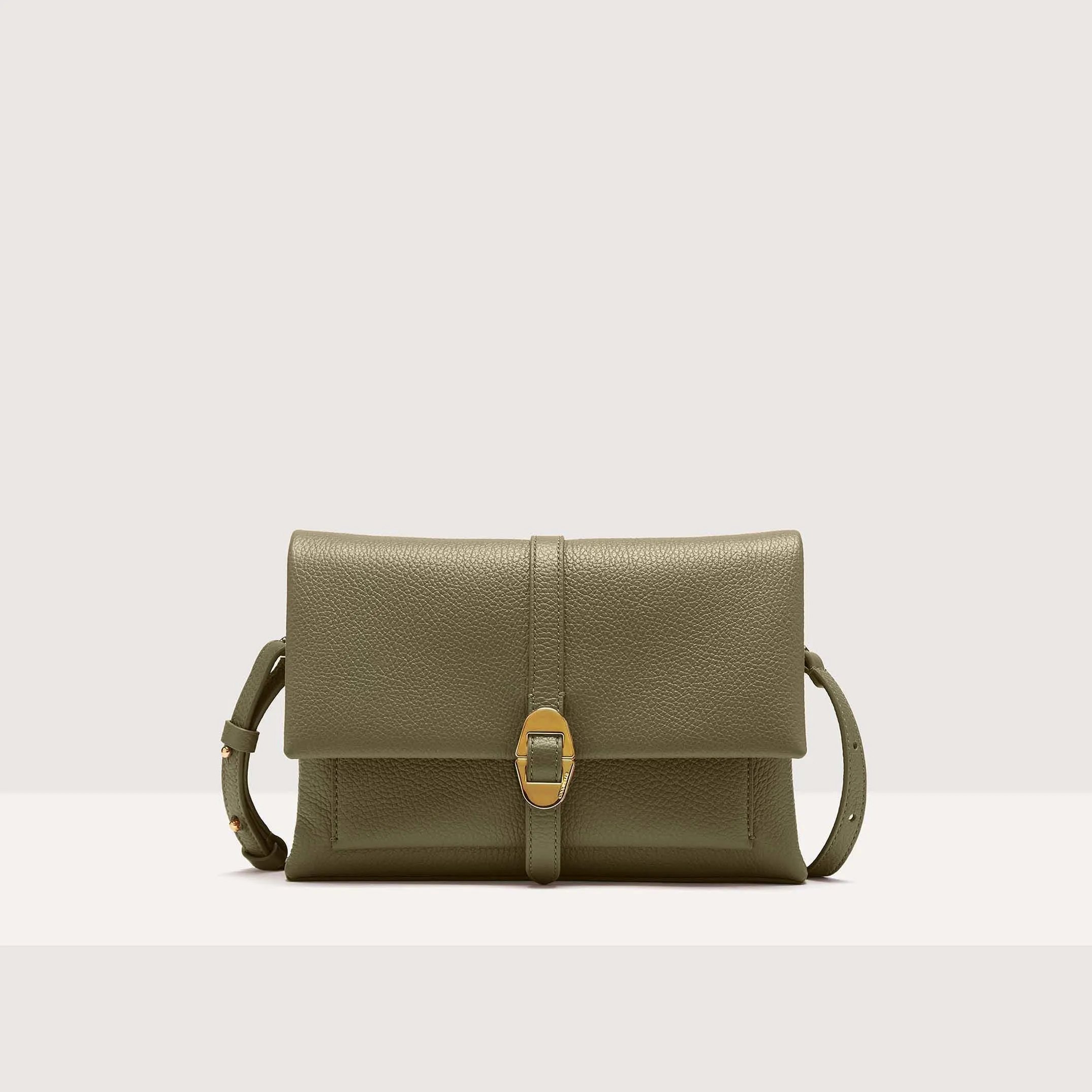 Grained Leather Shoulder Bag Dorian Small