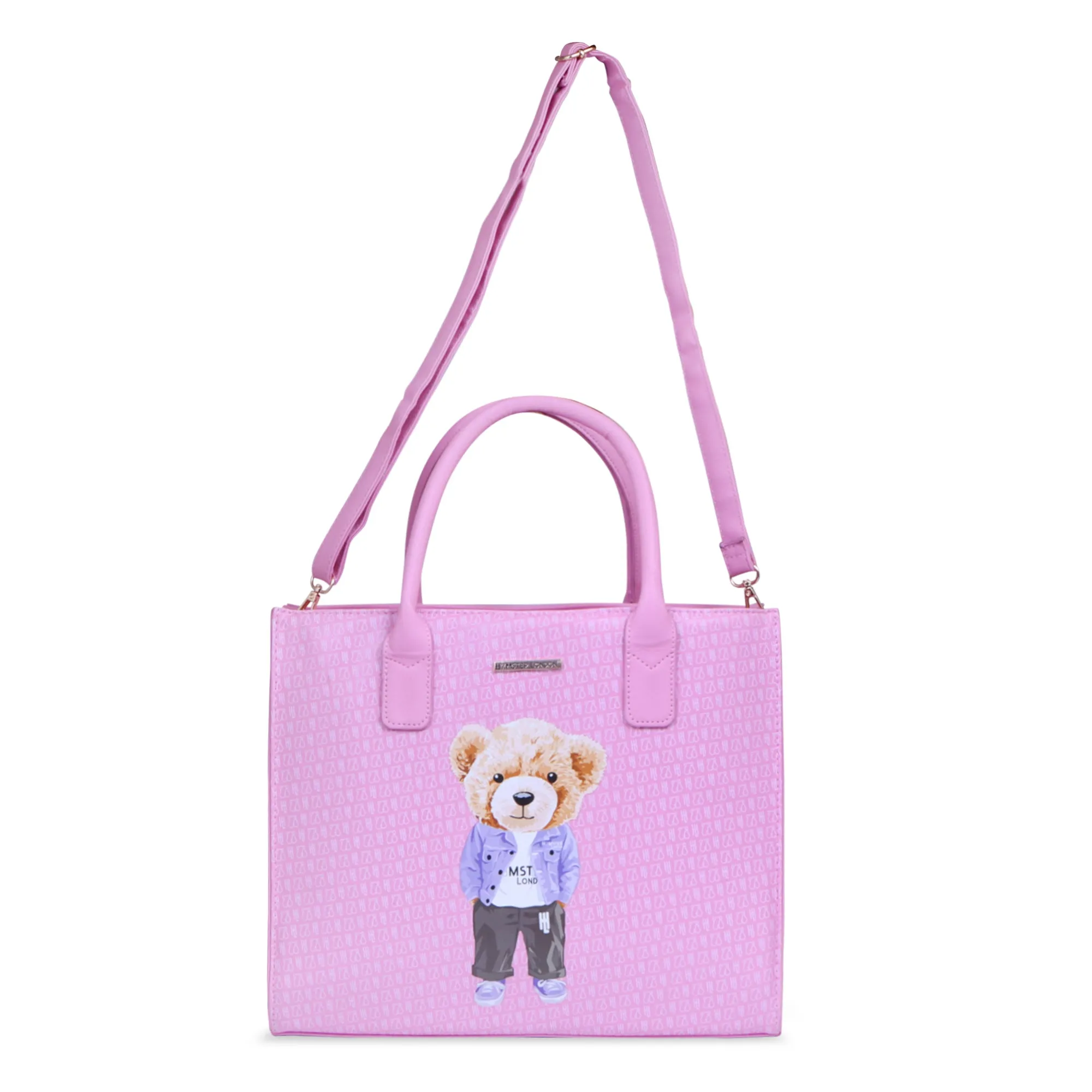 Hamster London Ted H Limited Edition Book Tote Light Pink