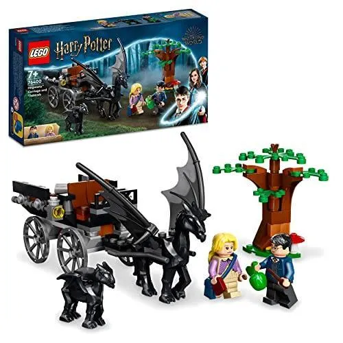 Harry Potter Hogwarts Carriage & Thestrals Set, Building Toy for Kids