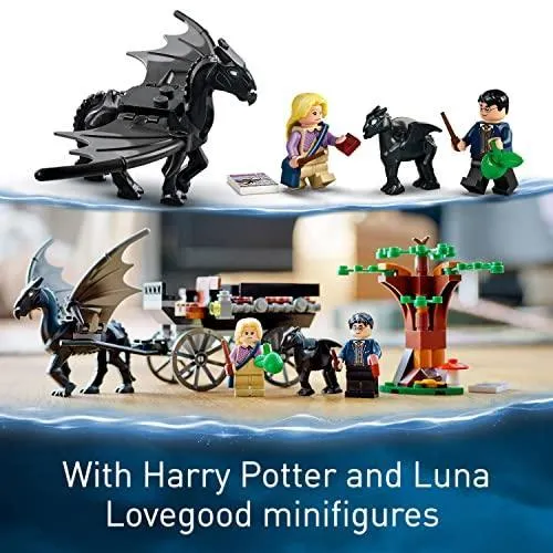 Harry Potter Hogwarts Carriage & Thestrals Set, Building Toy for Kids