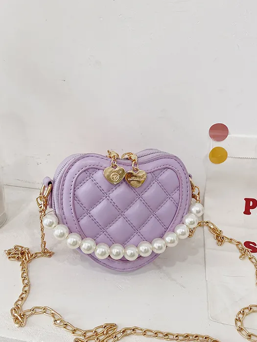 Heart of Pearl Crossbody Handbag