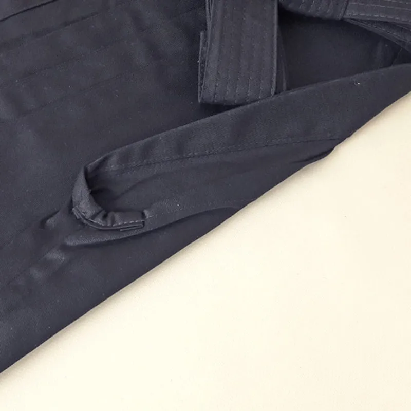 Japanese Hakama Bokuto Deluxe Navy Blue for Aikido Kendo Iaido