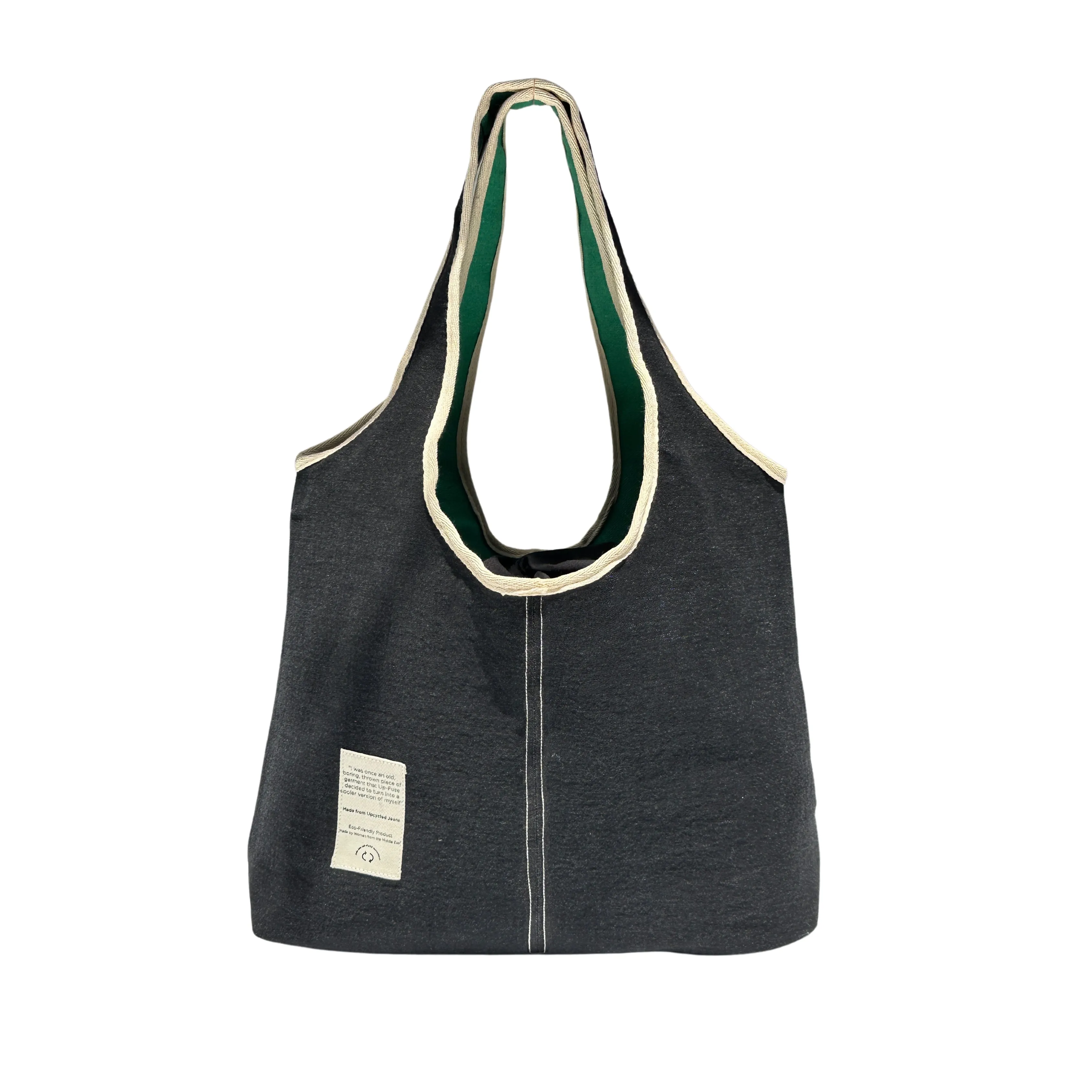 Jean-ius Reversible Tote Bag - Black