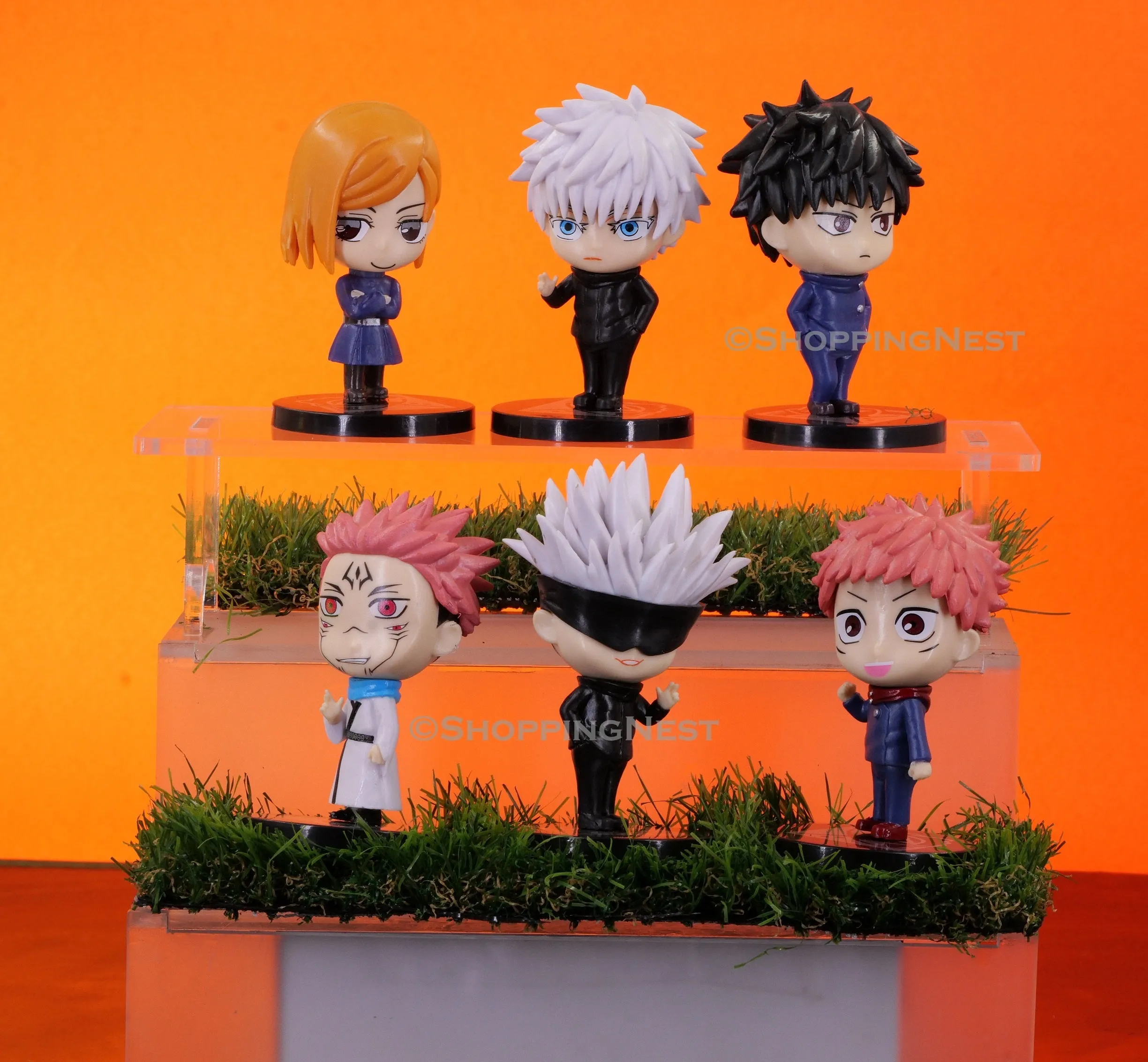 Jujutsu Kaisen Set Of 6 Action Figure ( SUKUNA ) | 10 Cms |