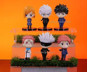 Jujutsu Kaisen Set Of 6 Action Figure ( SUKUNA ) | 10 Cms |