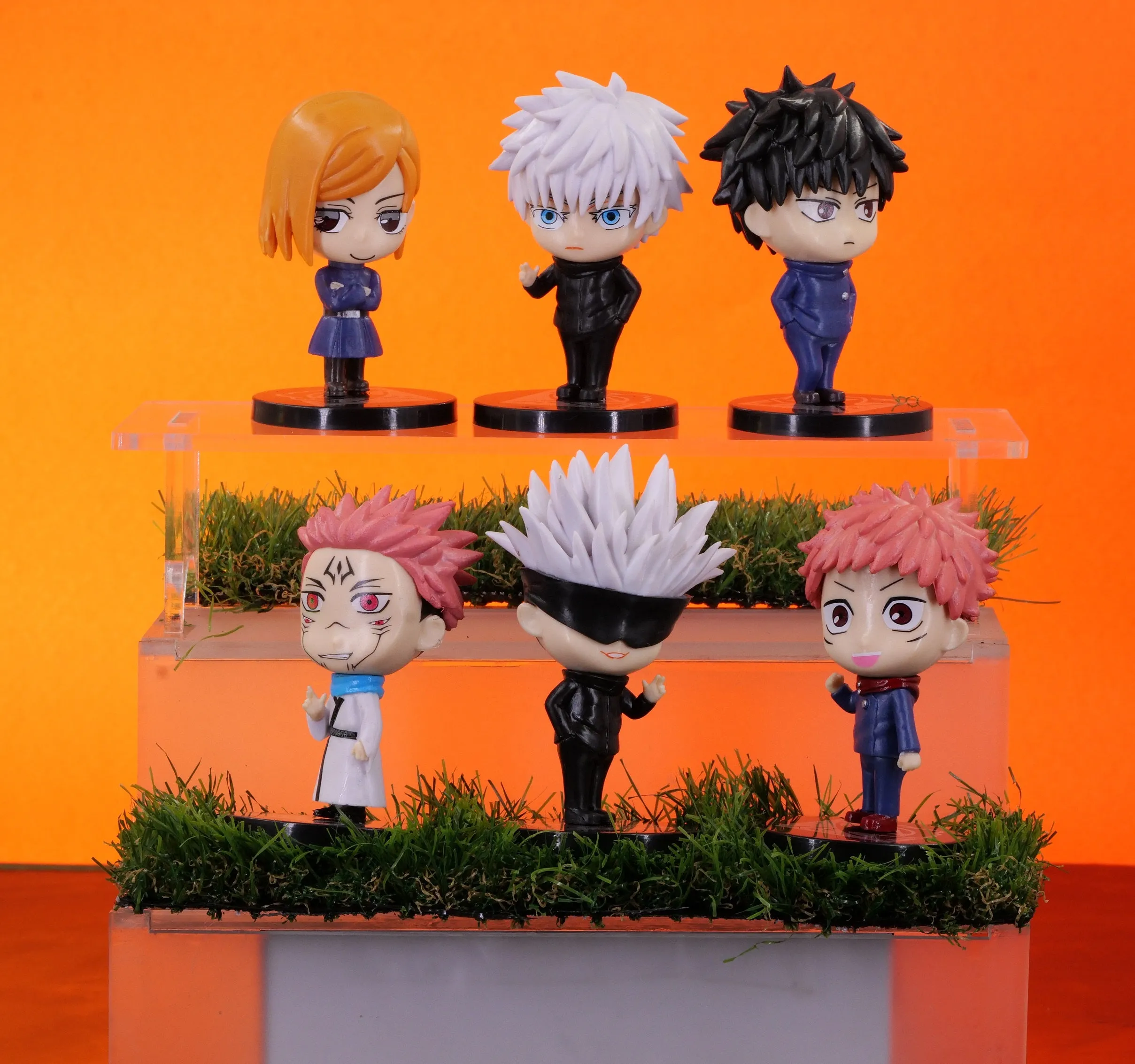 Jujutsu Kaisen Set Of 6 Action Figure ( SUKUNA ) | 10 Cms |