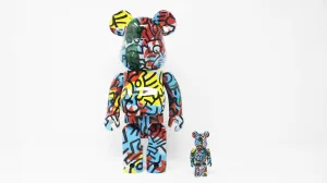 Keith Haring Special DCON Edition 100% and 400% Bearbrick Set by Medicom Toy