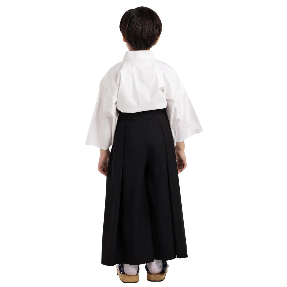 Kids Samurai Hakama Kimono Costume Ronin Warrior