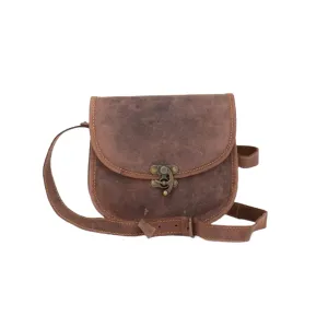 Le Papillon Cavalier Tan Satchel Crossbody