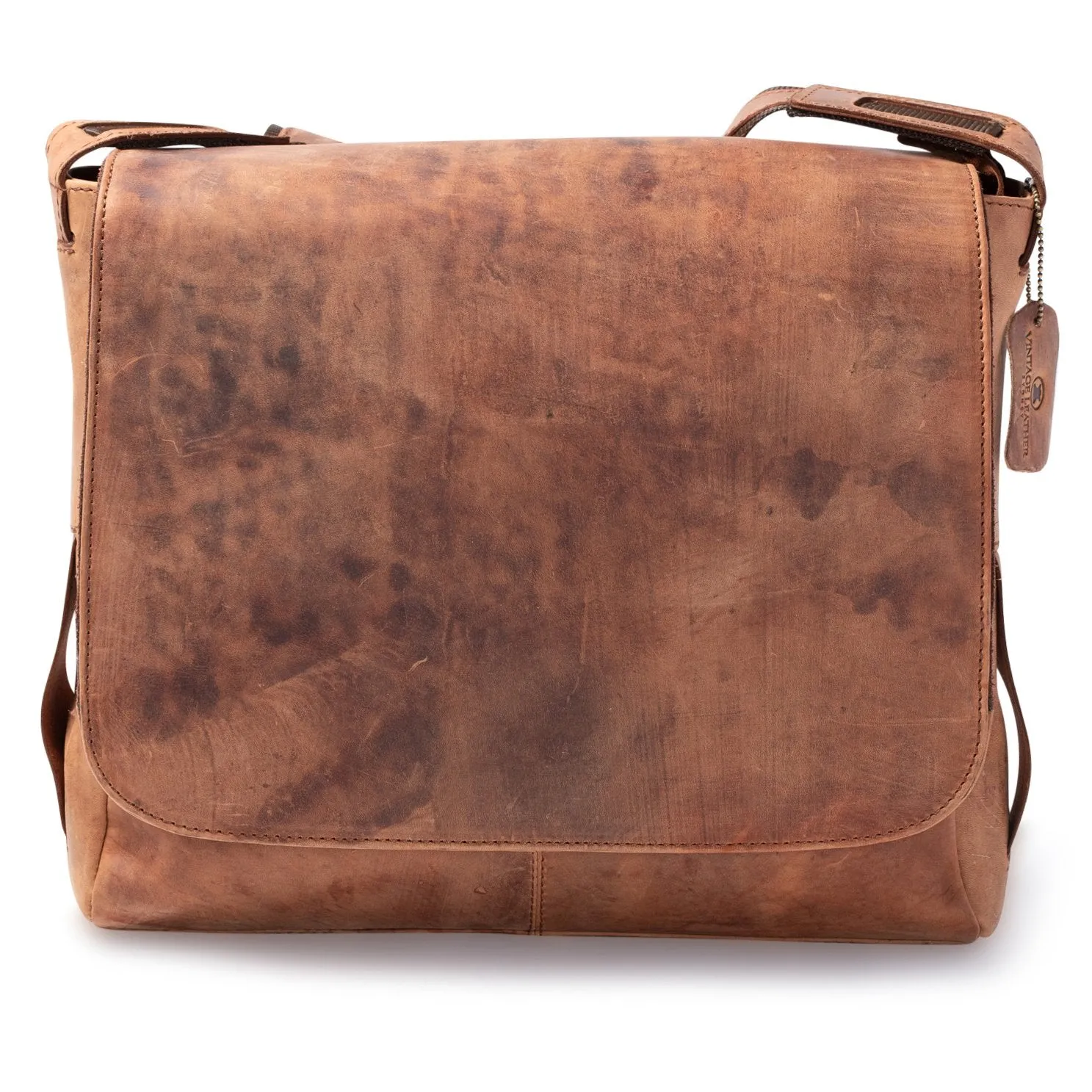 Leather Satchel - Branco