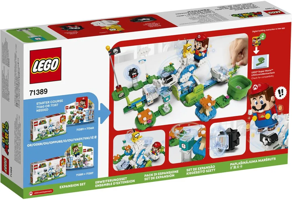 LEGO 71389 Super Mario Lakitu Sky World Expansion Set