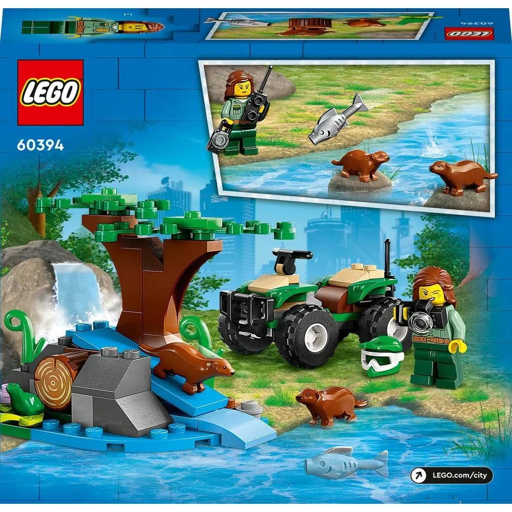 LEGO City ATV and Otter Habitat Building Kit for Ages 5 