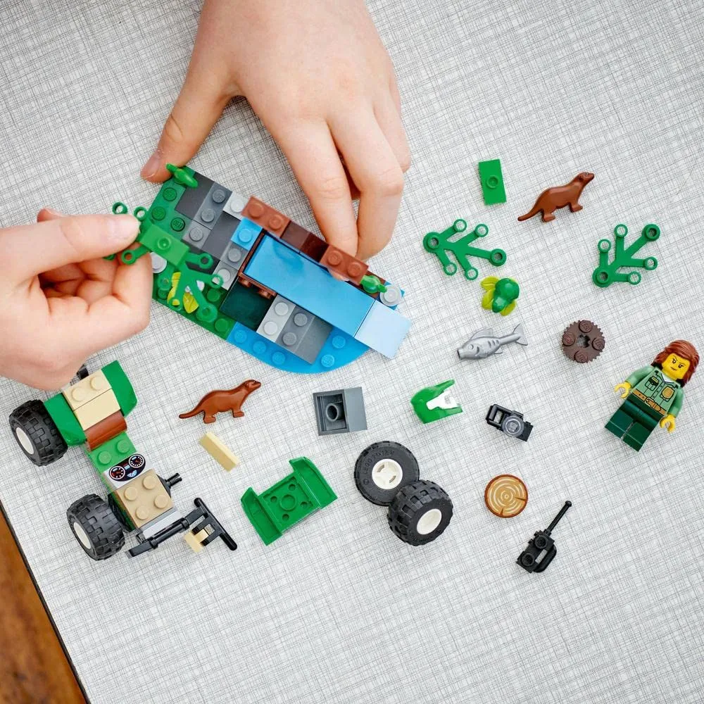 LEGO City ATV and Otter Habitat Building Kit for Ages 5 