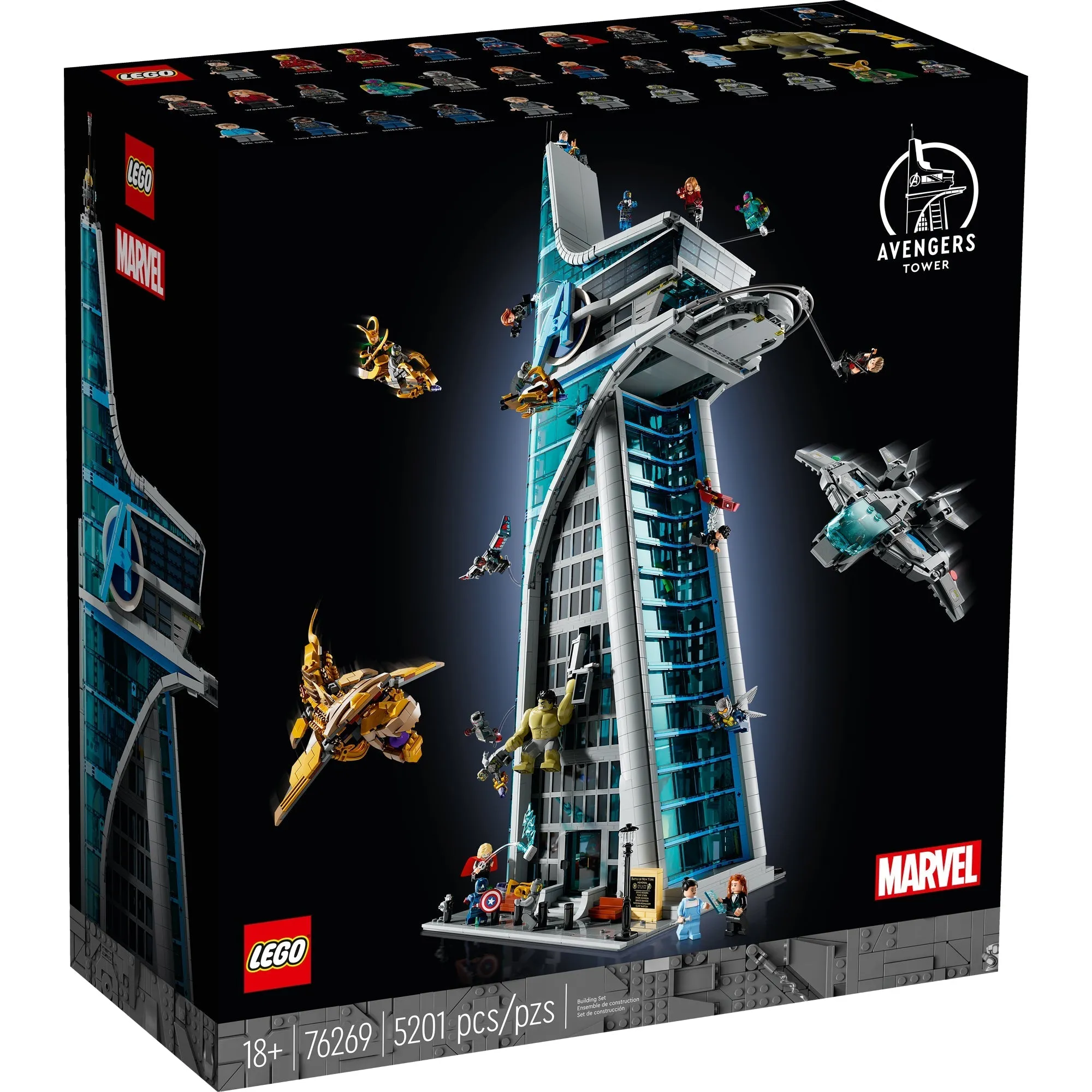 LEGO Marvel Avengers Tower, 76269, Ages 18 , 5201 Pieces