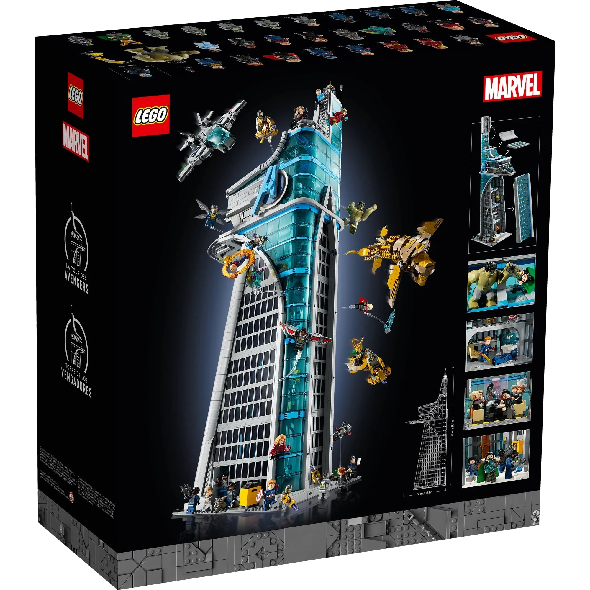 LEGO Marvel Avengers Tower, 76269, Ages 18 , 5201 Pieces