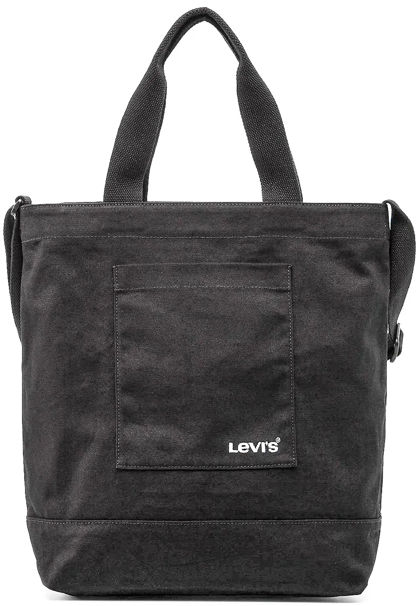 Levi Icon Tote In Black For Women