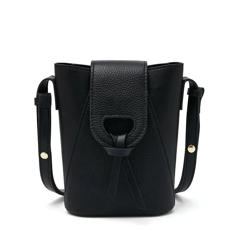 Light  Crossbody Bag High Quality Small  Split Leather bag