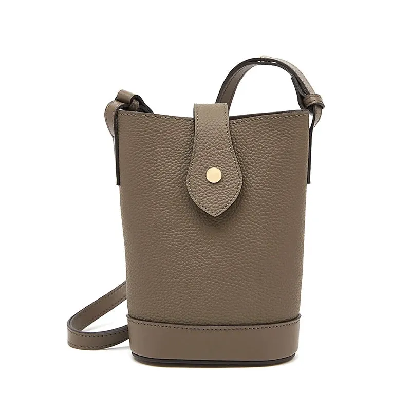 Light  Crossbody Bag High Quality Small  Split Leather bag