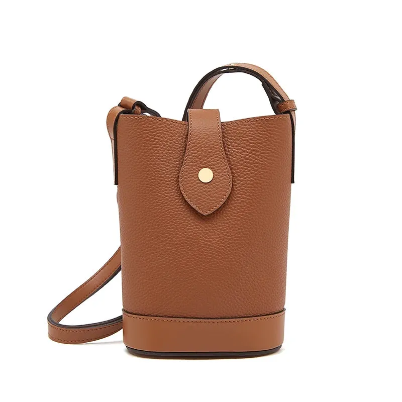 Light  Crossbody Bag High Quality Small  Split Leather bag