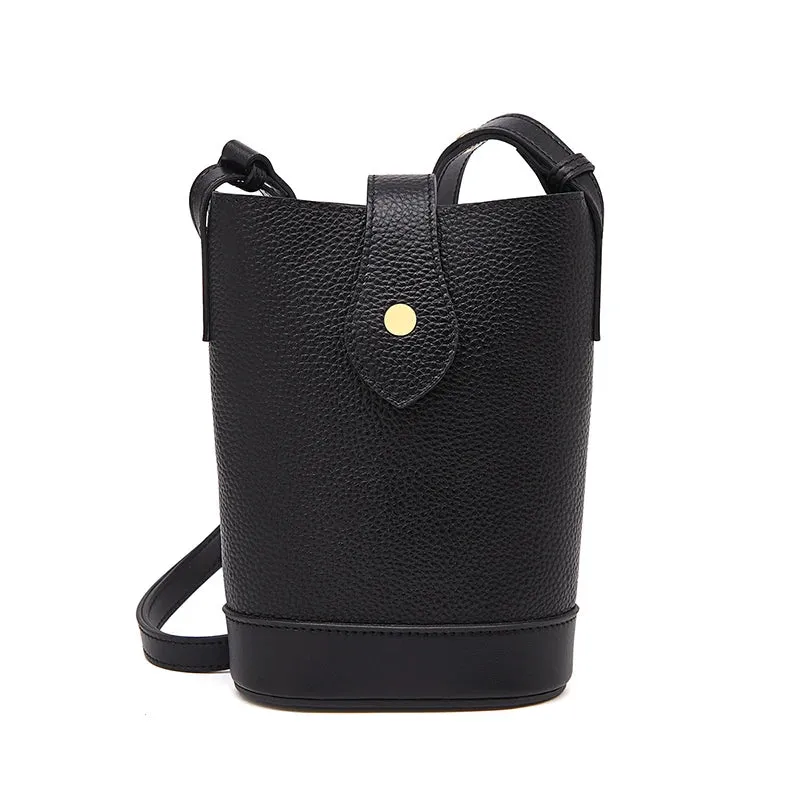 Light  Crossbody Bag High Quality Small  Split Leather bag