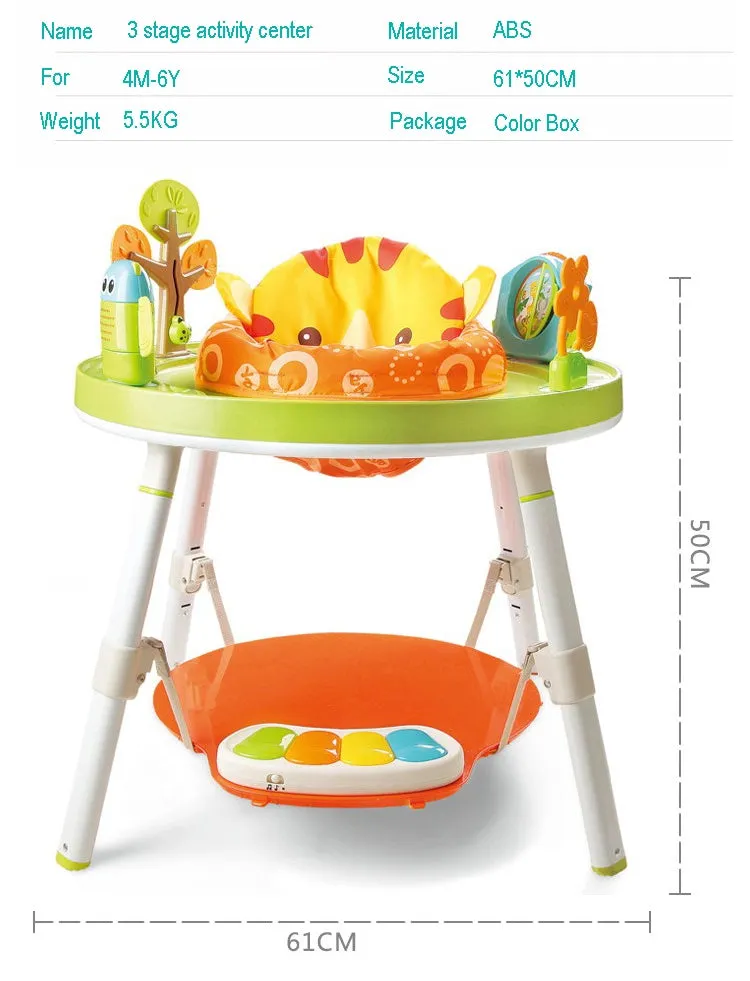 Little Angel Baby's View 3 Stage Activity Center - Tiger