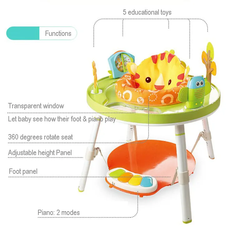 Little Angel Baby's View 3 Stage Activity Center - Tiger