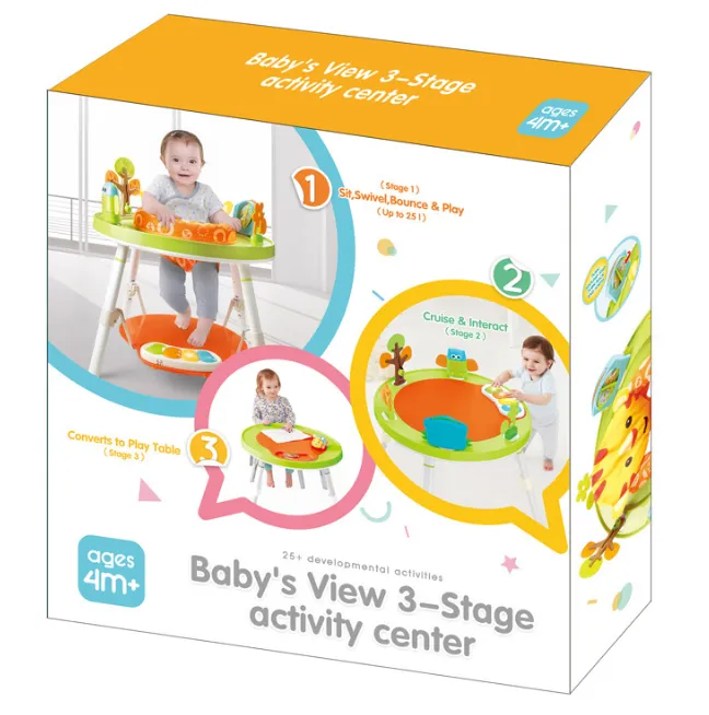 Little Angel Baby's View 3 Stage Activity Center - Tiger