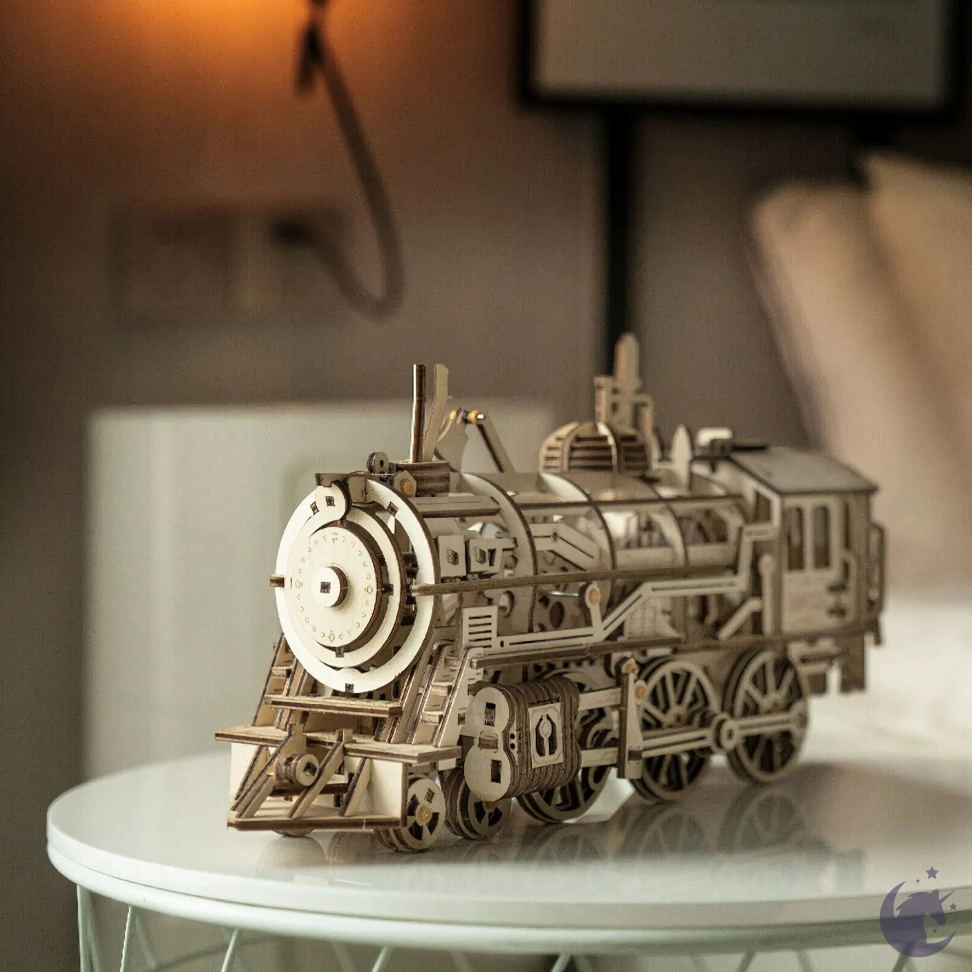 Locomotive | Robotime ROKR LK701 Mechanical Gears Puzzle Kit