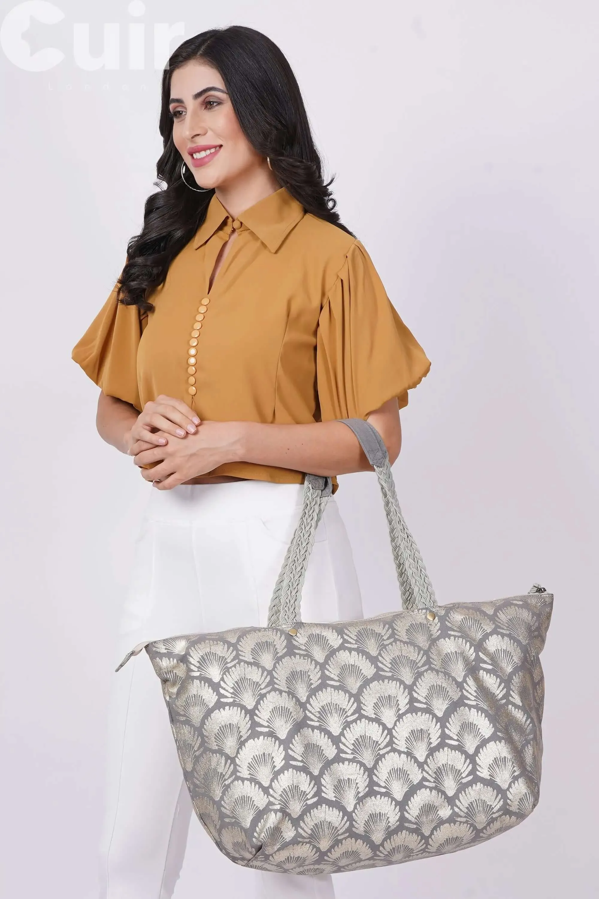 Lou Xor Printed Canvas Bag | Stylish Tote for Everyday Use