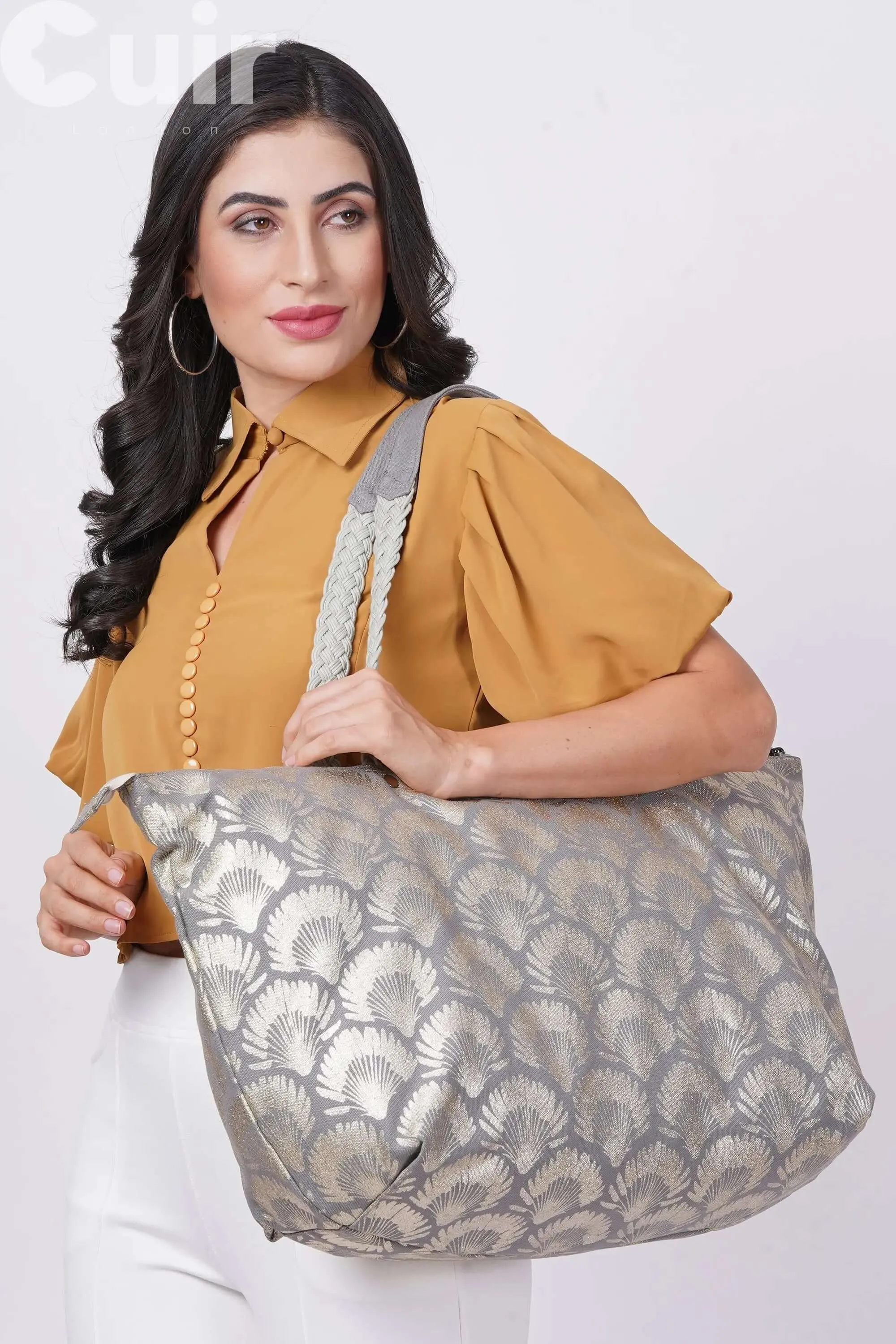 Lou Xor Printed Canvas Bag | Stylish Tote for Everyday Use