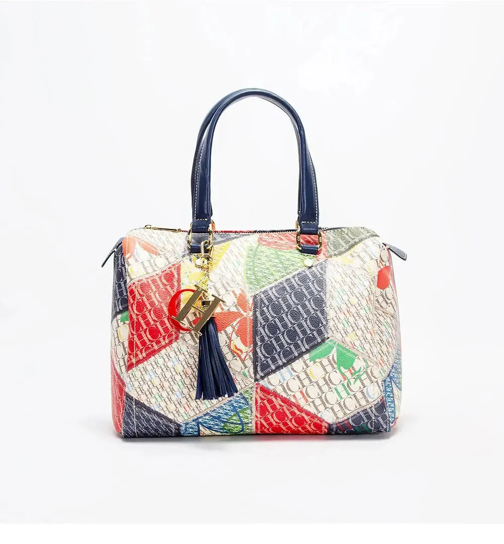 luxury design fashionable handbags Fashionable and Luxury Design Spring 2024 New Women's Handbag Jacquard Colorful Women's Commuting Crossbody Bag